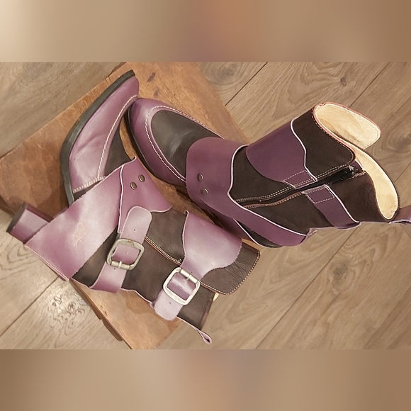 Eject leather ankle booties - Picture 6 of 10